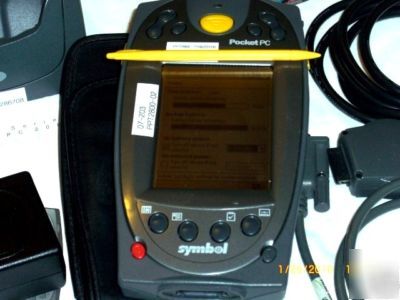 Symbol PPT2800-TRWZ0Y00 barcode scanner w/accessories