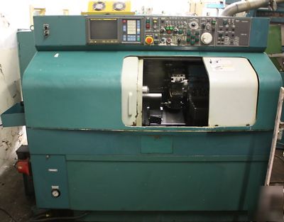 1991 nakamura-tome tmc 3-axis cnc lathe w/live tooling