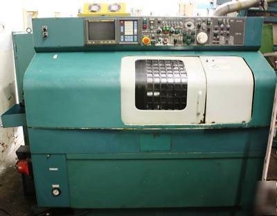 1991 nakamura-tome tmc 3-axis cnc lathe w/live tooling