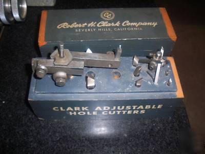 Clark adjustable hole cutters