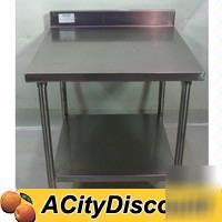 Commercial s/s 32X31 equipment stand work table