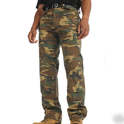 Dickies camouflage combat trousers 33