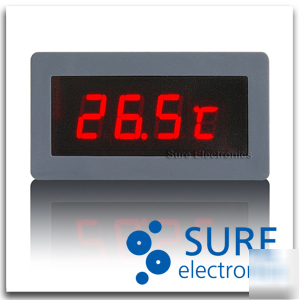 Digital thermometer temperature auto car meter gauge in