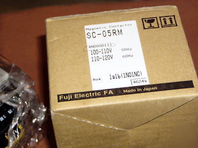 Fuji electric sc-05RM reversing contactor 110V 