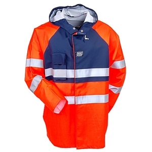 Helly hansen 70002 orange waterproof security jacket lg