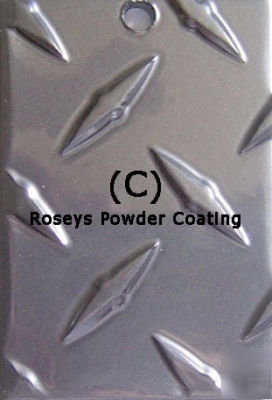 Mirror black chrome 120% gloss (smoked) powder coating 
