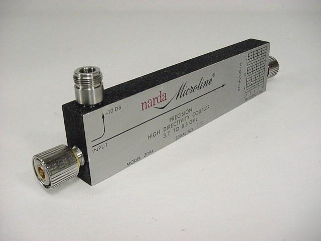 Narda microline coaxial 3-8 ghz directional coupler