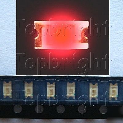 New 100 pcs 0805 smt smd 700 mcd red led diy free ship