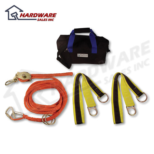 New falltech 30 ft temporary lifeline safety rope kit 