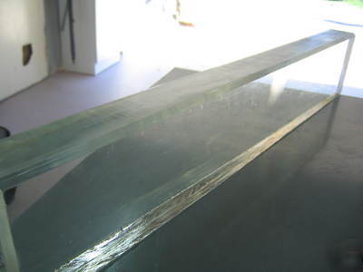 Plexiglass acrylic reynolds cast 32 x 5 x 2-1/2