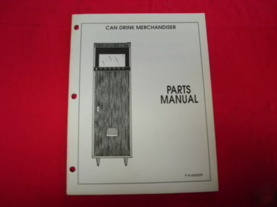 Selectivend can drink merchandiser parts manual -
