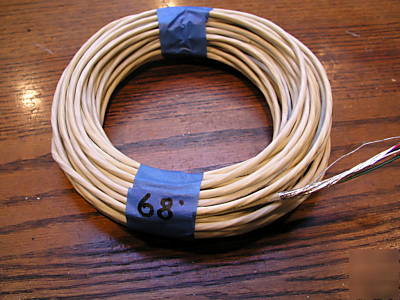 Sheilded cable,indoor, belden 6C22 cmp, 68 feet