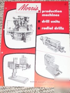 Vtg morris production machines brochure-drills-tools