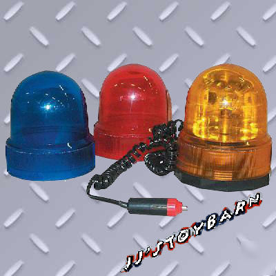 Three color revolving warning light 12 volt dc 