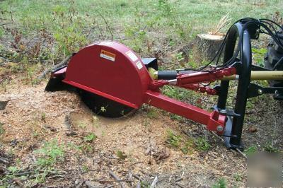 Worksaver 3-pt stump grinder, largest cut'g wheel @ 36