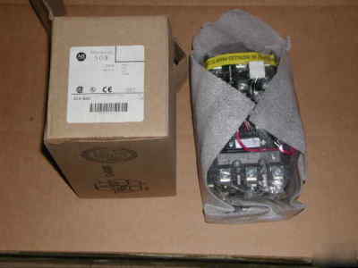 Allen bradley 509-bod starter 27 amp 3 pole 120 vac 