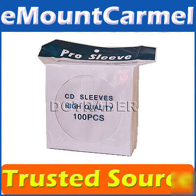 1000 pk cd dvd paper flapped sleeves envelope & window 