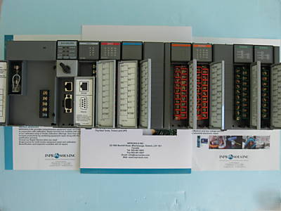 Allen bradley plc slc 500 cat 1746-P2 ser c plc 9 slot