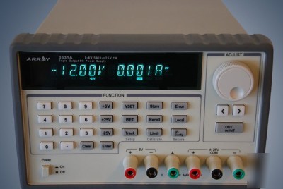 Array 3631A triple output dc benchtop power supply
