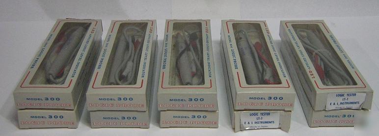 Lot of 10 led applied logic model 300 logic probes