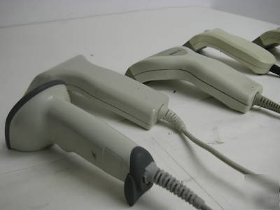 Lot of 6 barcode scanners mixed brands serial ps/2 