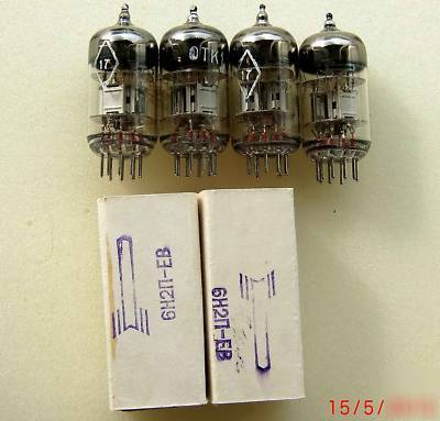 New 6N2P-ev russian tubes 12AX7 ECC83 1977 lot of 20 