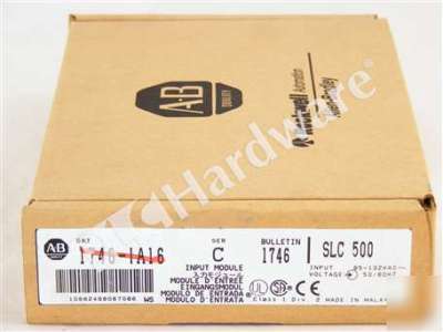 New * * allen bradley ab 1746-IA16 /c 1746-1A16 1746IA16