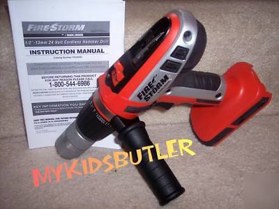 New *black & decker firestorm 24V hammer drill cordless