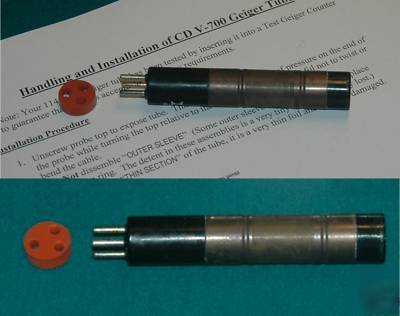 New ln cd v-700 geiger counter 6993 tube & hv si gasket
