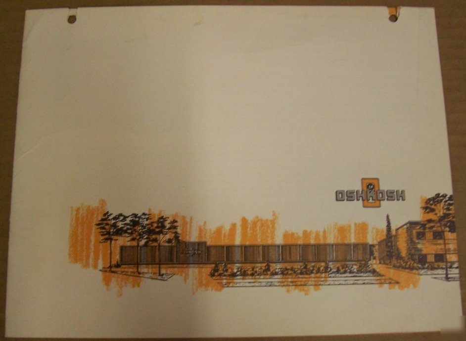 Oshkosh 1970's c, d, & f series sales brochure