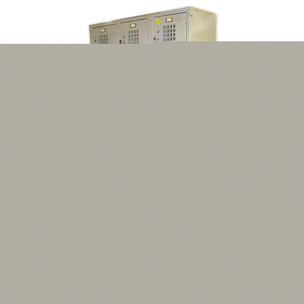 School office lockers 3 section 18 door