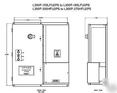 Vfd, ac motor variable frequency drive with bypass