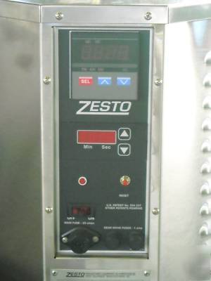 Zesto ce-3632 electric conveyor pizza oven
