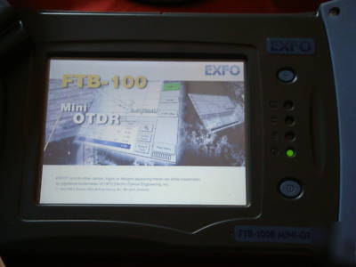 Exfo ftb-100B mini otdr w/ ftb-7200D-023-ei