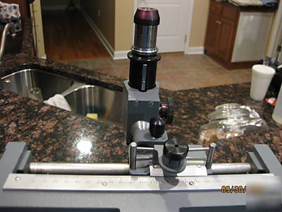 Griffin linear vernier microscope good condition 180MM 