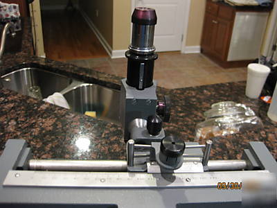 Griffin linear vernier microscope good condition 180MM 