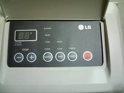 Lg 12,000 btu ptac heat pump with 3.5 kw 208/230 volt