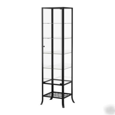 New ikea display collectible cabinet w/lock showcase