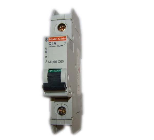 New square d C60 merlin gerin circuit breaker 1A 1 pole