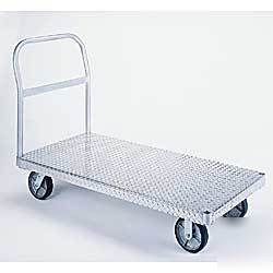 New wise aluminum platform hand truck stock cart 48X 24 