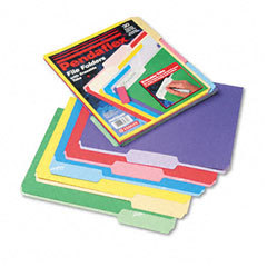 Pendaflex 1/3-cut top tab assorted file folders with er