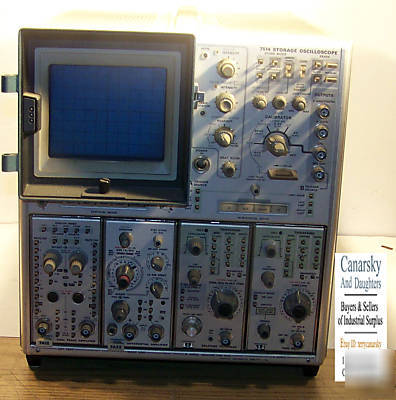 1 used tektronix 7514 storage oscilloscope