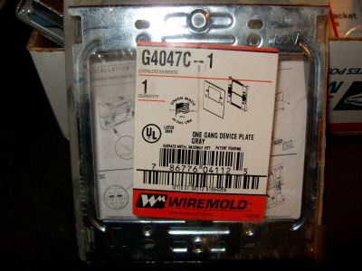 10 plates wiremold raceway 4000 G4047C-1