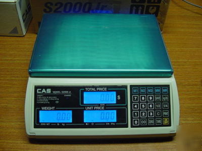 Cas S2KJR 60# price computing deli meat scale