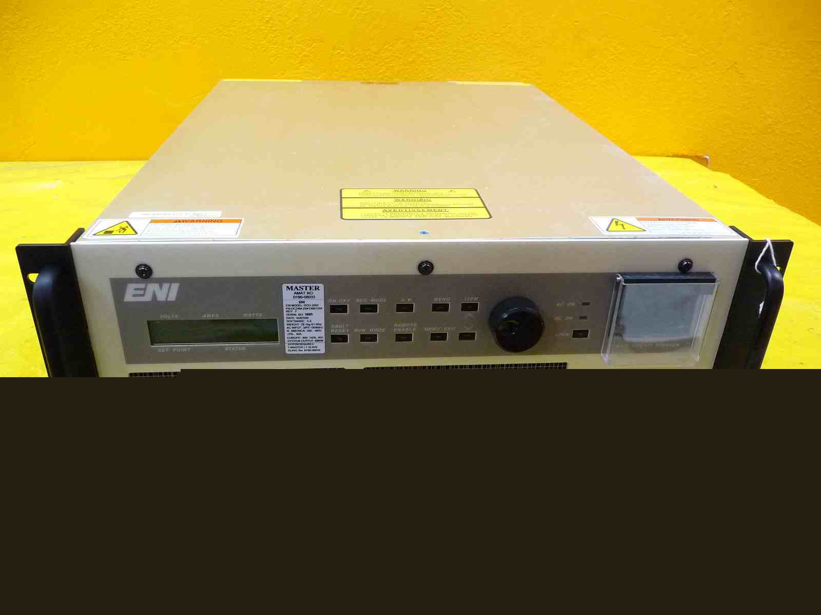 Eni dcg-200 dc power supply dcg-200Z master 0190-08033