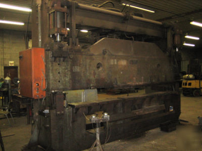 Hydraulic press 14FT long narrow bed convert to a brake