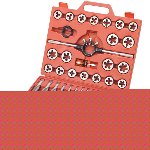 Mit tools 45 pc tungsten steel tap and die set - mm