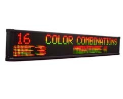 New 2LINE mutil color led message big display 41