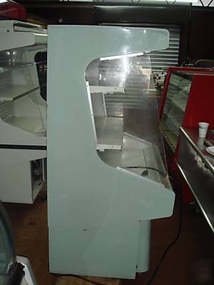 Nice used hussmann gsvm-4060 open display merch cooler 