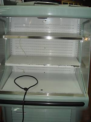Nice used hussmann gsvm-4060 open display merch cooler 